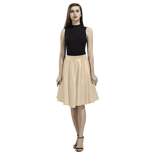 Marzipan Melete Pleated Midi Skirt (Model D15)