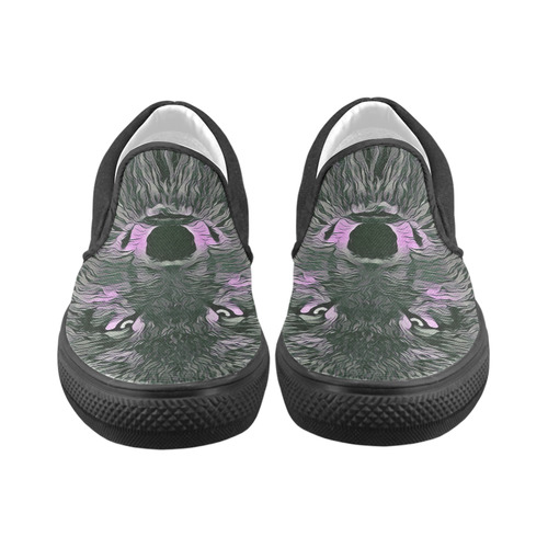 LADY WOLF Slip-on Canvas Shoes for Kid (Model 019)