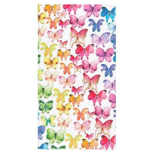 Rainbow Butterflies Bath Towel 30"x56"