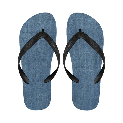 denim flip flops