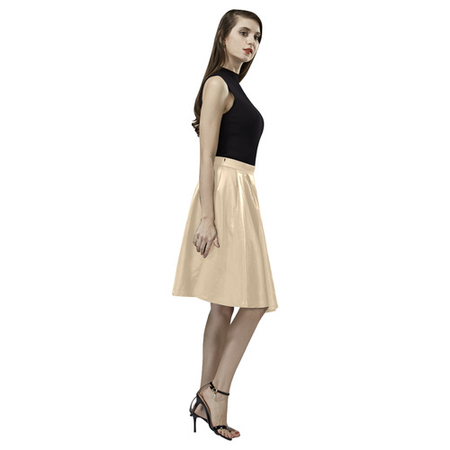 Marzipan Melete Pleated Midi Skirt (Model D15)