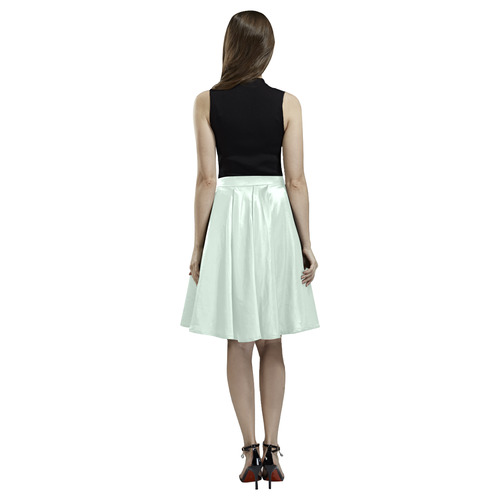 Clearly Aqua Melete Pleated Midi Skirt (Model D15)