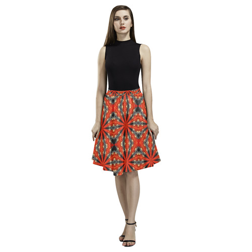 Bright Star Melete Pleated Midi Skirt (Model D15)