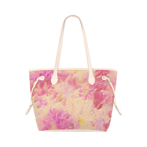 amazing Floral 617B by FeelGood Clover Canvas Tote Bag (Model 1661)