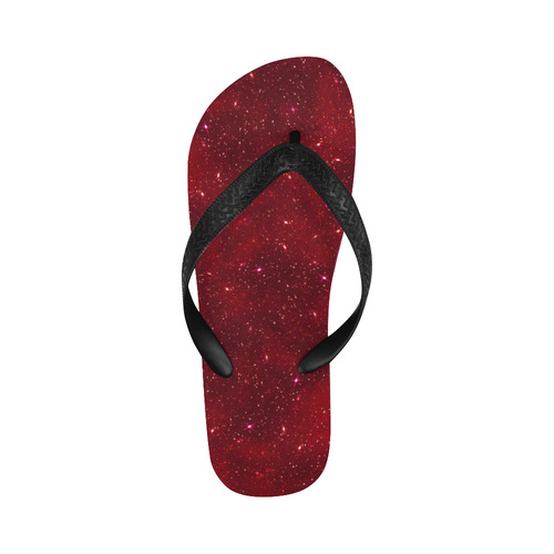 Sparkle Red and Blue Flip Flops for Men/Women (Model 040)