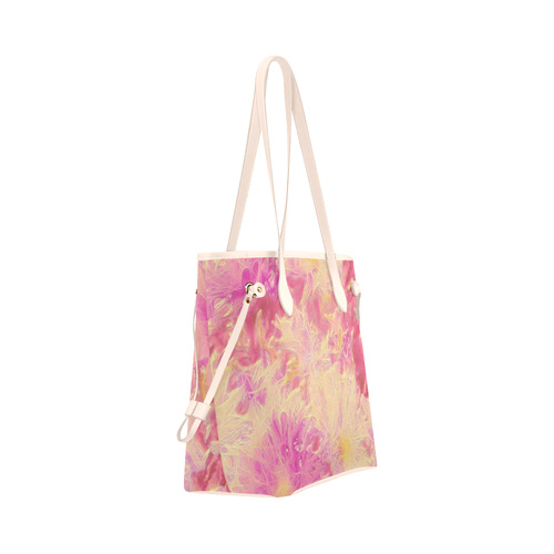 amazing Floral 617B by FeelGood Clover Canvas Tote Bag (Model 1661)