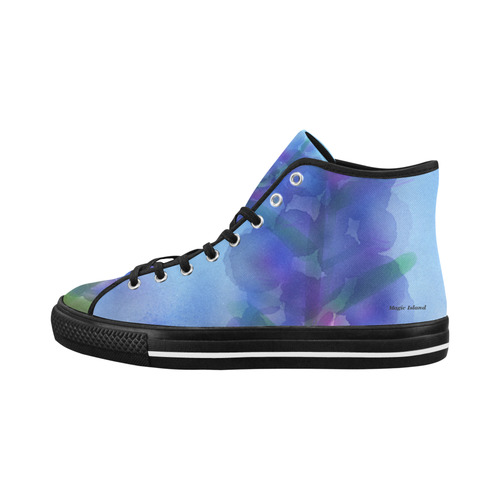Blue Fire. Inspired by the Magic Island of Gotland. Vancouver H Men's Canvas Shoes (1013-1)