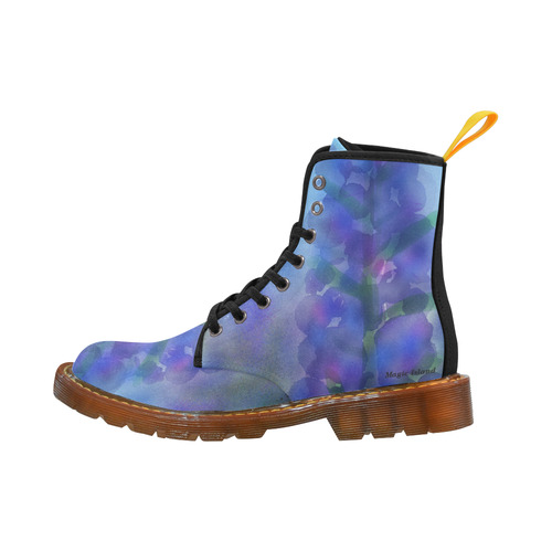 Blue Fire. Inspired by the Magic Island. Martin Boots For Women Model 1203H