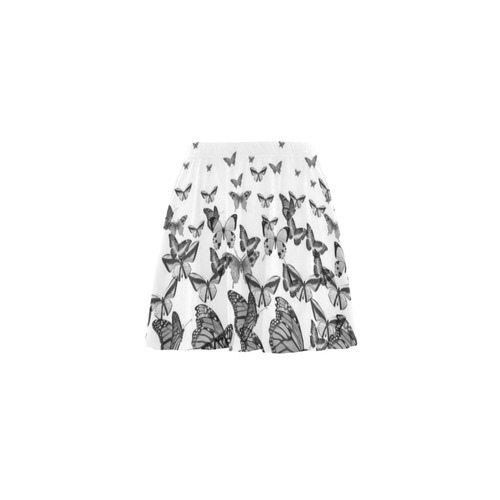 Butterfly mini skater skirt Mini Skating Skirt (Model D36)