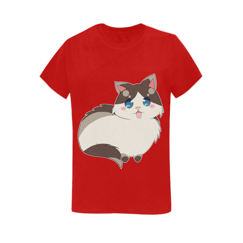 Ragdoll Cat for Life Women's T-Shirt in USA Size (Two Sides Printing)