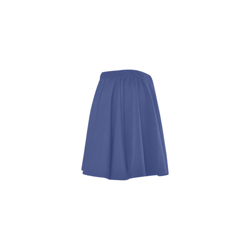 Deep Ultramarine Mini Skating Skirt (Model D36)