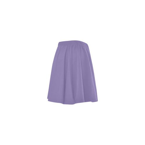Paisley Purple Mini Skating Skirt (Model D36)