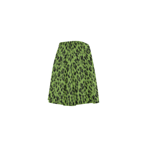 Greenery Vintage Flowers Mini Skating Skirt (Model D36)