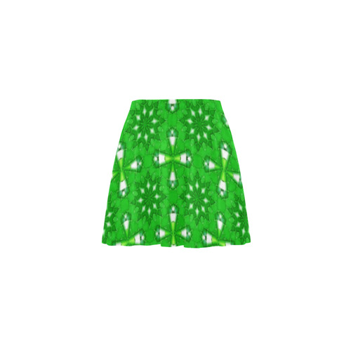 Green Star Mini Skating Skirt (Model D36)