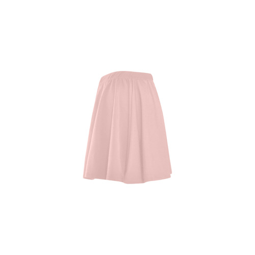 Seashell Pink Mini Skating Skirt (Model D36)
