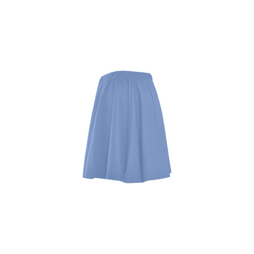 Cornflower Blue Mini Skating Skirt (Model D36)