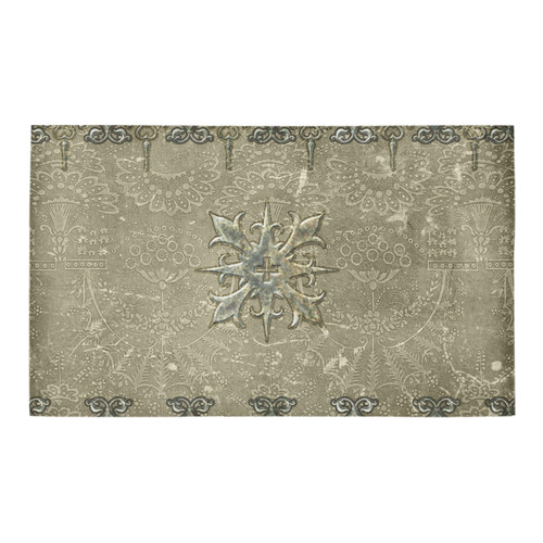 Elegant design with cross Azalea Doormat 30" x 18" (Sponge Material)