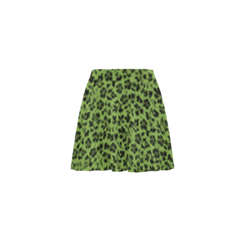 Greenery Vintage Flowers Mini Skating Skirt (Model D36)