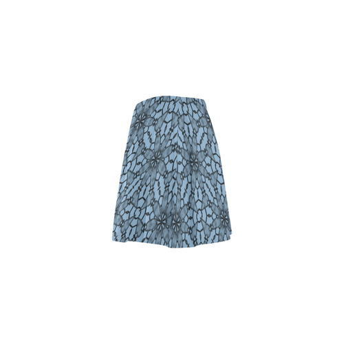 Airy Blue Lace Mini Skating Skirt (Model D36)