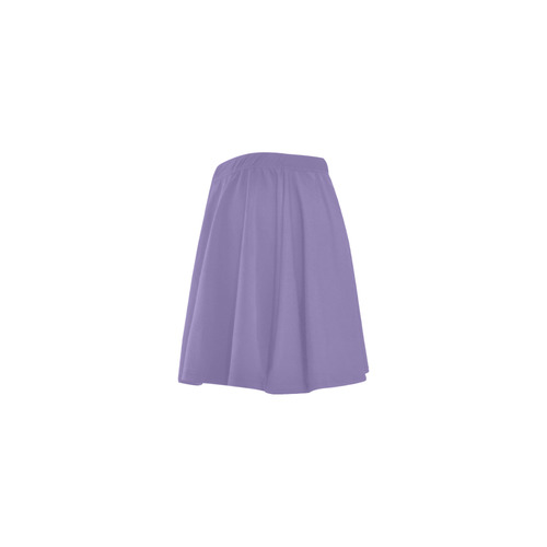 Paisley Purple Mini Skating Skirt (Model D36)