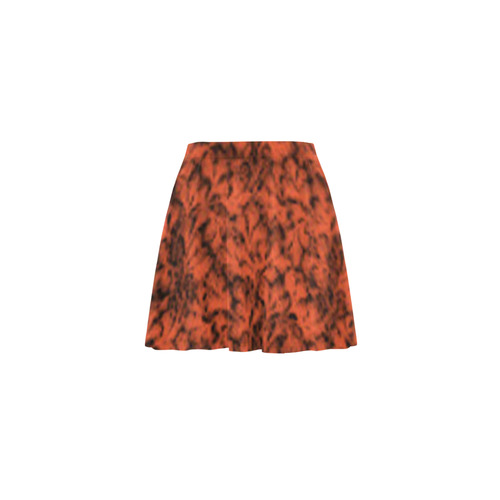 Flame Leaf Mini Skating Skirt (Model D36)