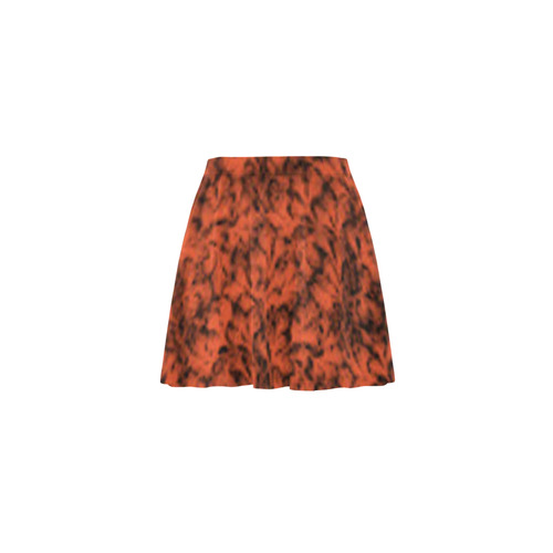 Flame Leaf Mini Skating Skirt (Model D36)