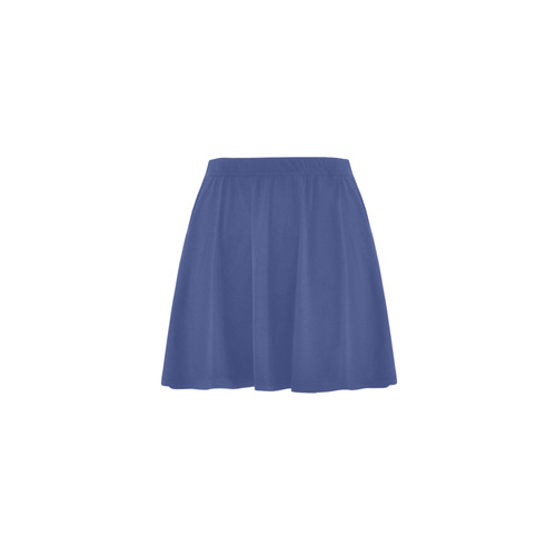 Deep Ultramarine Mini Skating Skirt (Model D36)