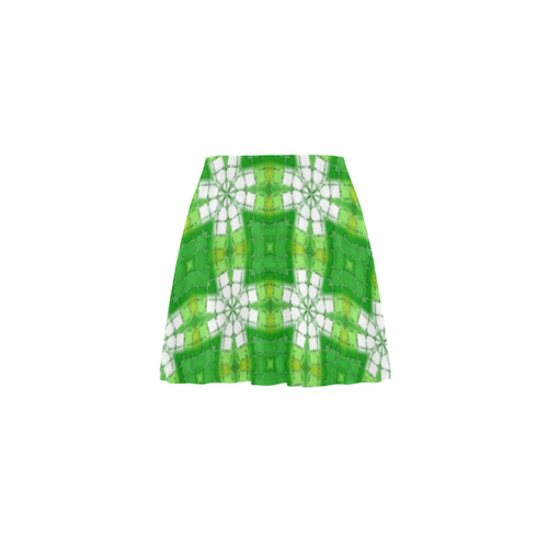 Spring Green Mini Skating Skirt (Model D36)
