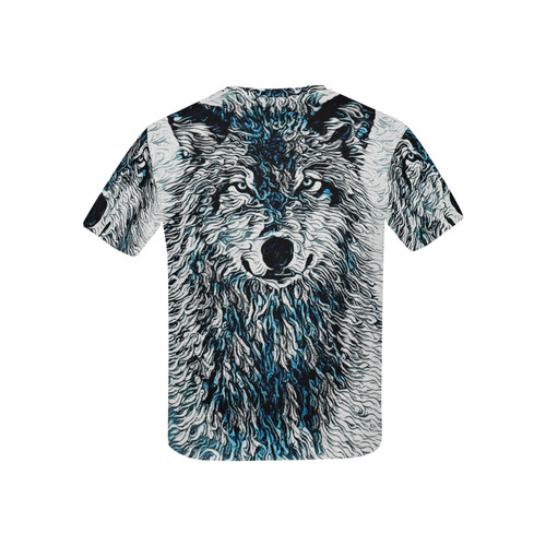 ICE WOLF OR HUSKY Kids' All Over Print T-shirt (USA Size) (Model T40)