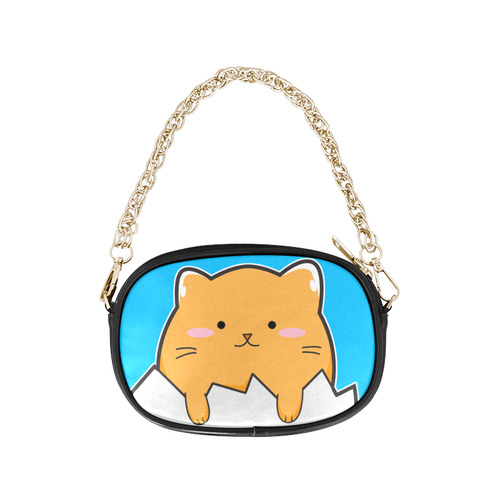 Happy Cartoon Cat Egg