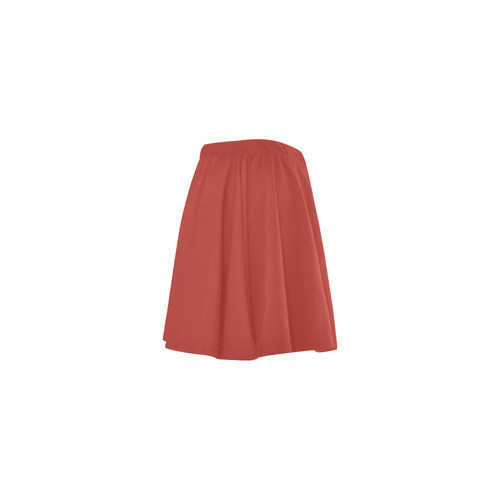 Aurora Red Mini Skating Skirt (Model D36)