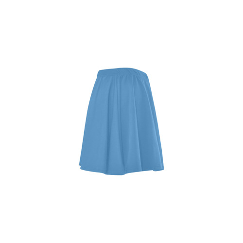 Azure Blue Mini Skating Skirt (Model D36)