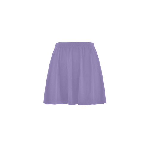 Paisley Purple Mini Skating Skirt (Model D36)