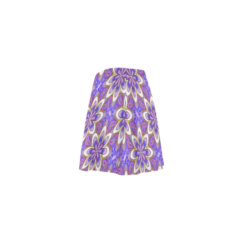 Lavender Geometric Mini Skating Skirt (Model D36)