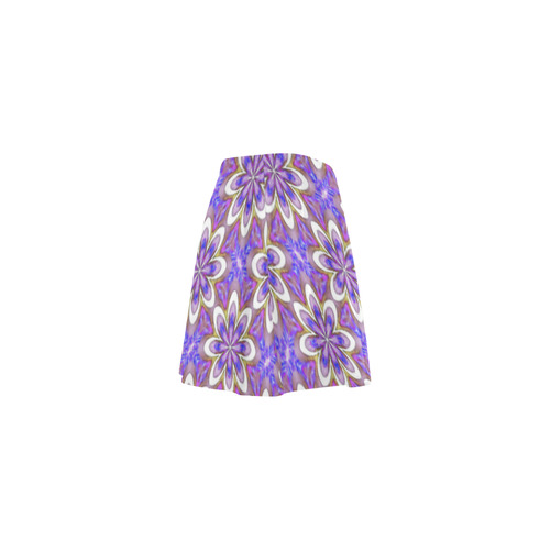 Lavender Geometric Mini Skating Skirt (Model D36)