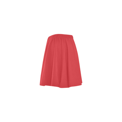 Poppy Red Mini Skating Skirt (Model D36)