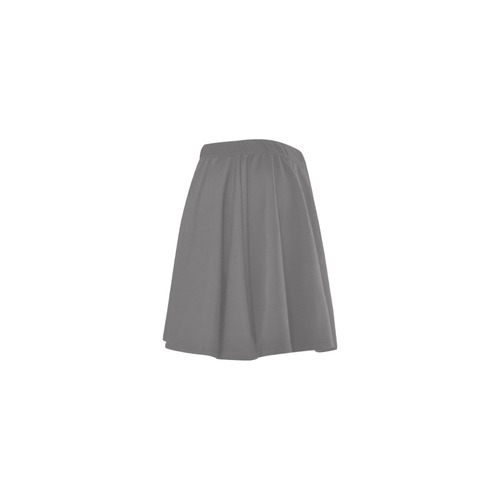 Steel Gray Mini Skating Skirt (Model D36)