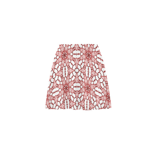 Coral Lace Mini Skating Skirt (Model D36)