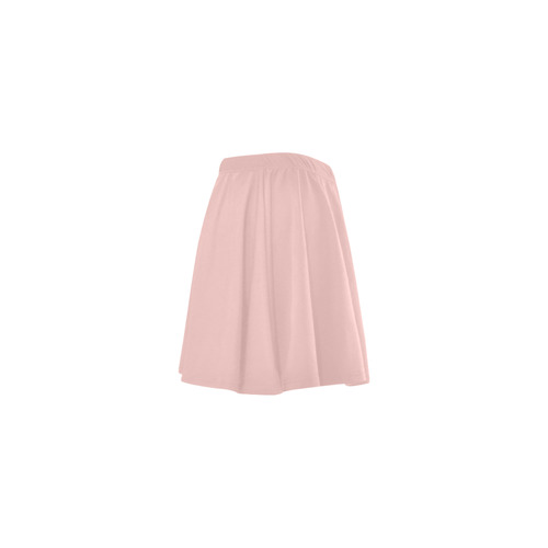 Seashell Pink Mini Skating Skirt (Model D36)