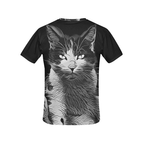 CAT V All Over Print T-Shirt for Women (USA Size) (Model T40)