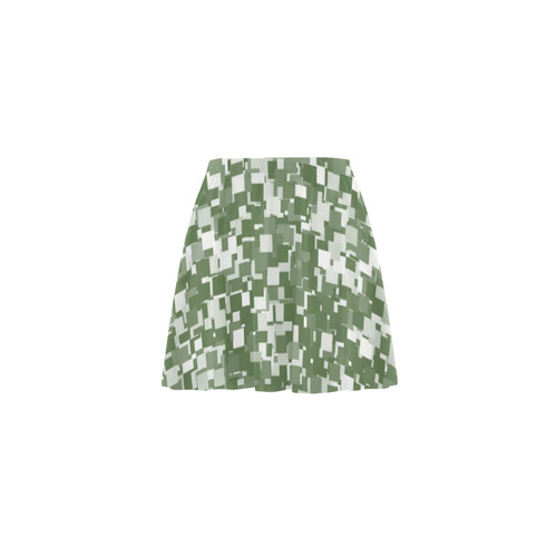 Kale Pixels Mini Skating Skirt (Model D36)
