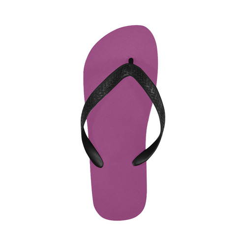 Vivid Viola Flip Flops for Men/Women (Model 040)