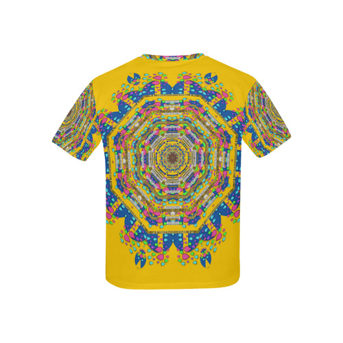 Happy fantasy earth mandala Kids' All Over Print T-shirt (USA Size) (Model T40)
