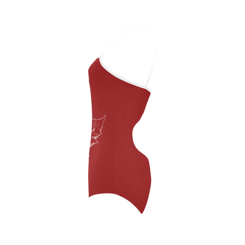 Cool Canada Swimsuits Canada Bathing Suits Strap Swimsuit ( Model S05)