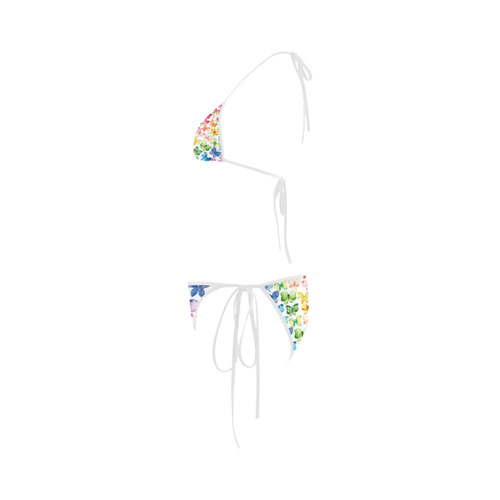 Rainbow Butterflies Custom Bikini Swimsuit