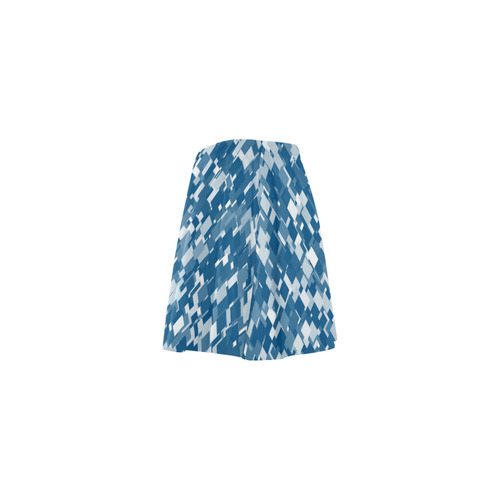 Snorkel Blue Pixels Mini Skating Skirt (Model D36)