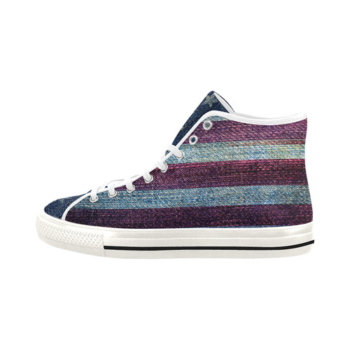 Vancouver Canvas American Flag High Top Shoes Vancouver H Women's Canvas Shoes (1013-1)