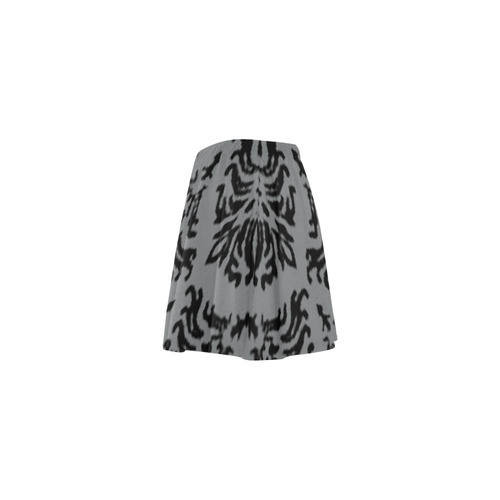 Sharkskin Damask Mini Skating Skirt (Model D36)