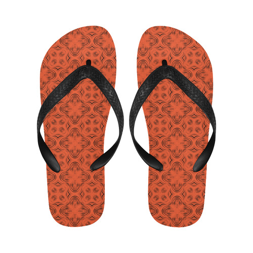 Flame Shadows Flip Flops for Men/Women (Model 040)