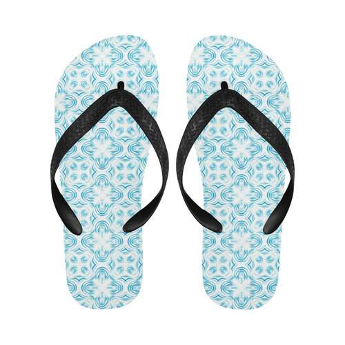 Shadows of Blue Flip Flops for Men/Women (Model 040)